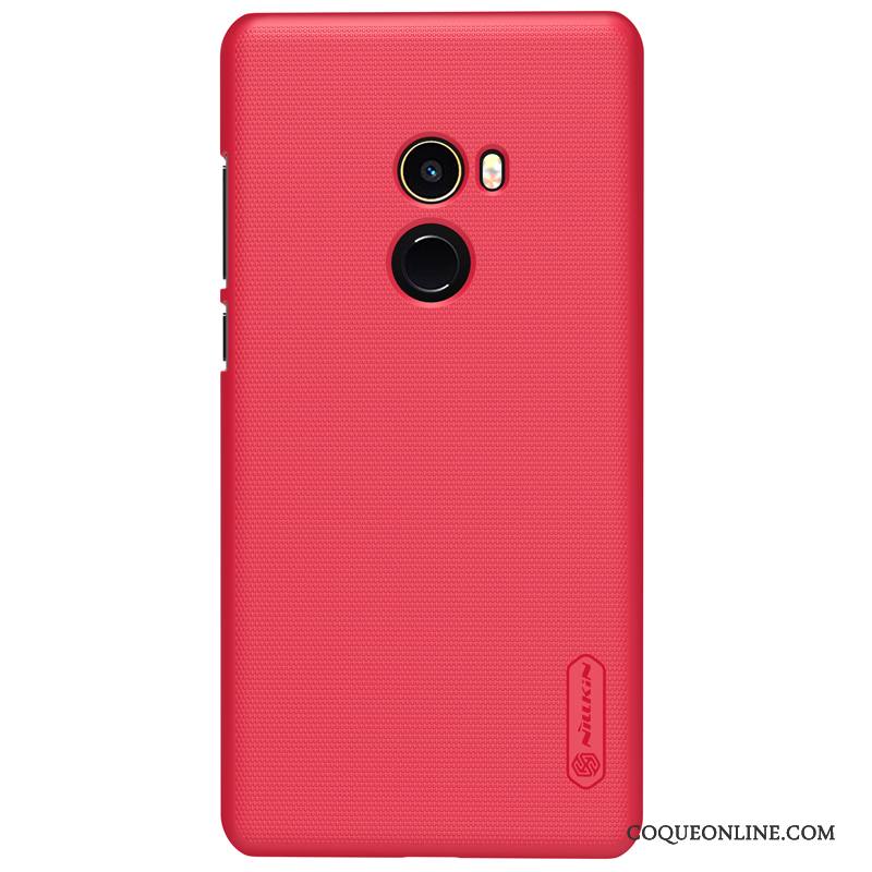 Mi Mix 2 Petit Téléphone Portable Coque De Téléphone Protection Rouge Étui Difficile