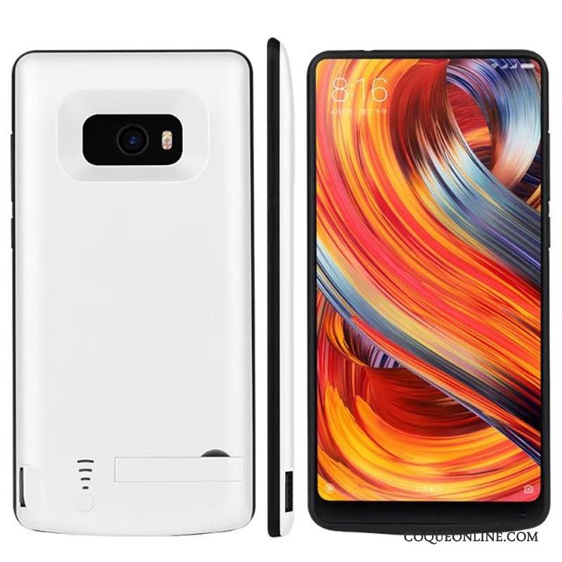 Mi Mix 2 Protection Bleu Coque De Téléphone Petit Métal Étui