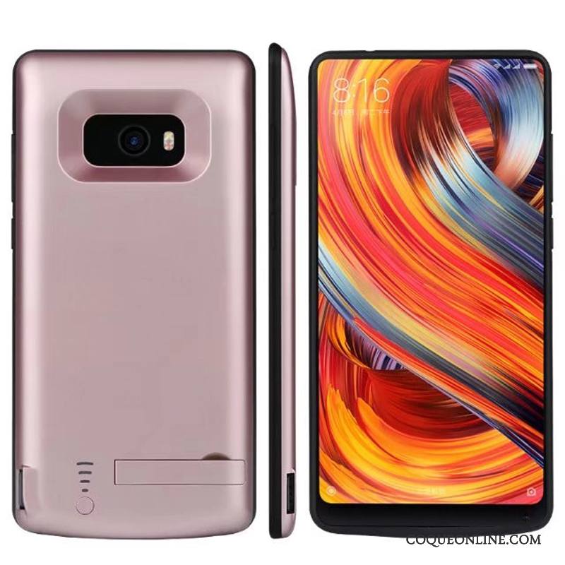 Mi Mix 2 Protection Bleu Coque De Téléphone Petit Métal Étui