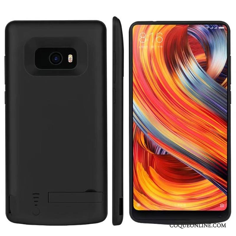 Mi Mix 2 Protection Bleu Coque De Téléphone Petit Métal Étui