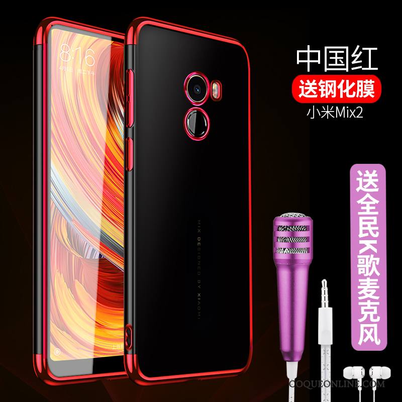 Mi Mix 2 Silicone Petit Légère Incassable Fluide Doux Protection Coque