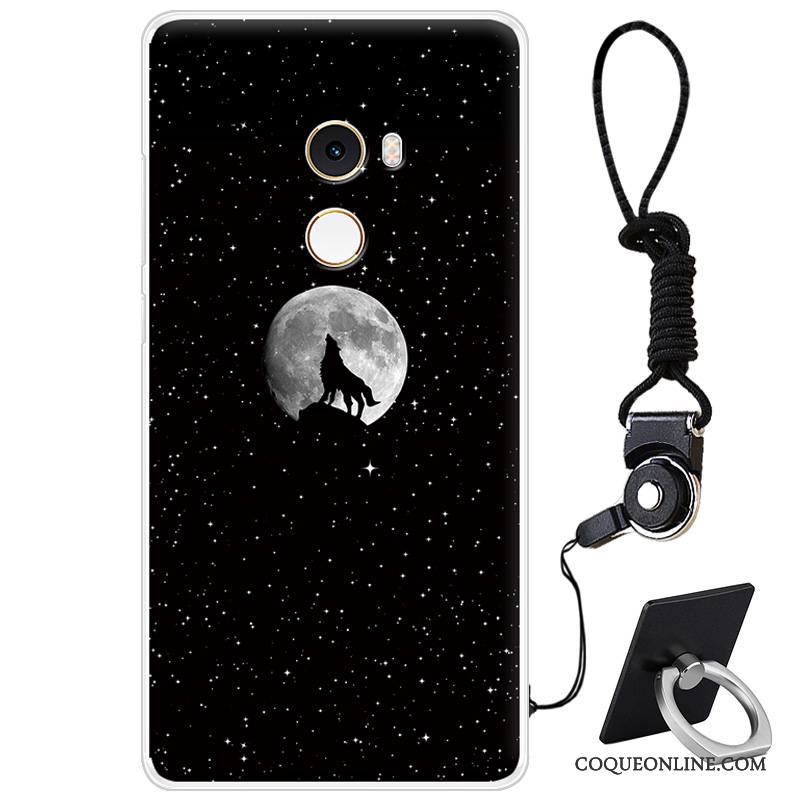 Mi Mix 2 Tendance Coque De Téléphone Protection Étui Tout Compris Fluide Doux Rose