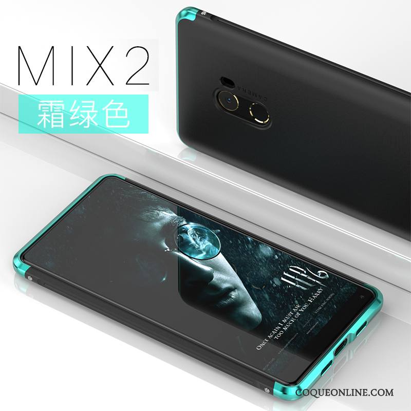 Mi Mix 2 Tendance Créatif Coque Personnalité Incassable Métal De Téléphone