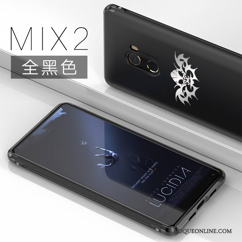 Mi Mix 2 Tendance Créatif Coque Personnalité Incassable Métal De Téléphone