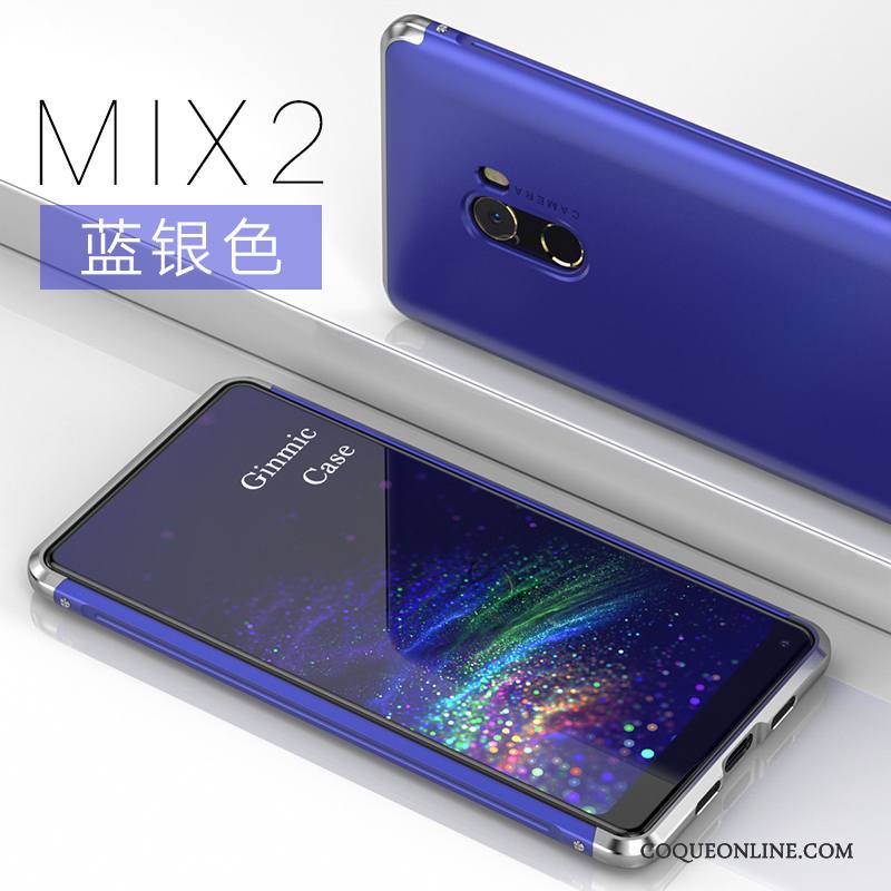 Mi Mix 2 Tendance Créatif Coque Personnalité Incassable Métal De Téléphone