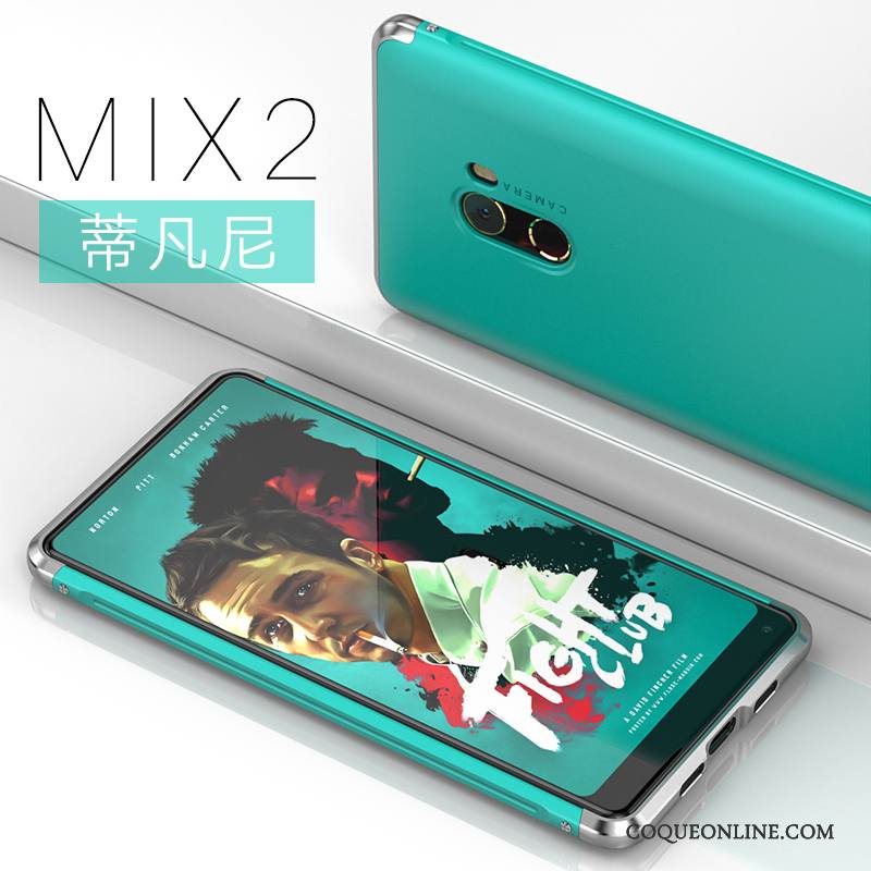 Mi Mix 2 Tendance Créatif Coque Personnalité Incassable Métal De Téléphone