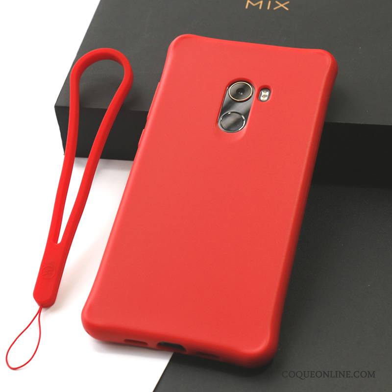 Mi Mix 2 Téléphone Portable Tissu Incassable Coque De Téléphone Fluide Doux Étui Protection