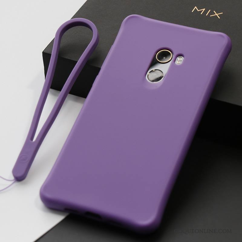 Mi Mix 2 Téléphone Portable Tissu Incassable Coque De Téléphone Fluide Doux Étui Protection