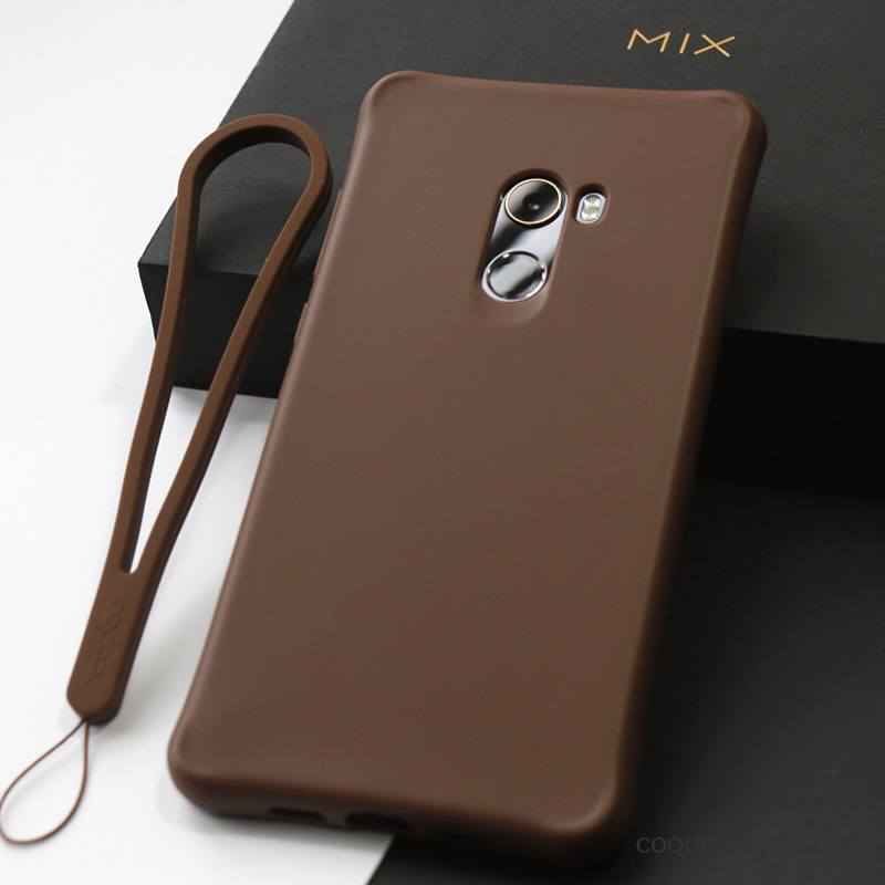 Mi Mix 2 Téléphone Portable Tissu Incassable Coque De Téléphone Fluide Doux Étui Protection