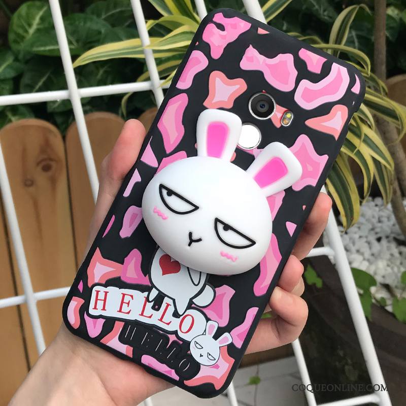 Mi Mix 2 Étui Personnalité Noir Coque De Téléphone Petit Fluide Doux Protection