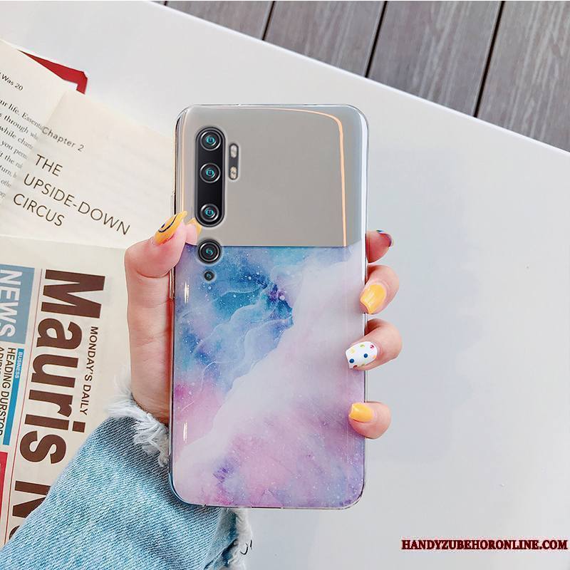 Mi Note 10 Coque Cristal Membrane Miroir Créatif Petit Étui Tendance