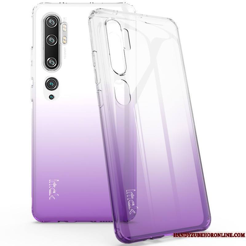 Mi Note 10 Coque Transparent Tout Compris Protection Dégradé Incassable Petit Téléphone Portable