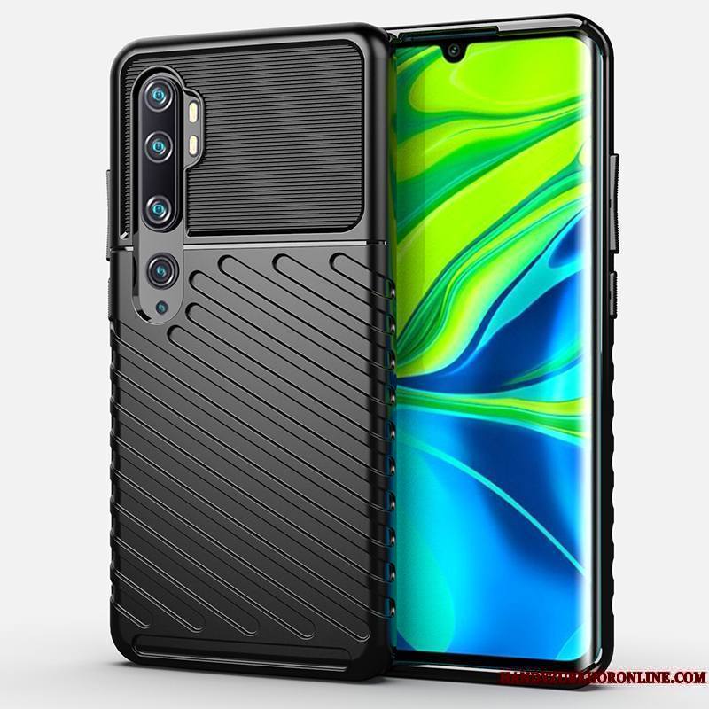 Mi Note 10 Coque Étui Petit Fluide Doux Tout Compris Luxe Protection Marque De Tendance