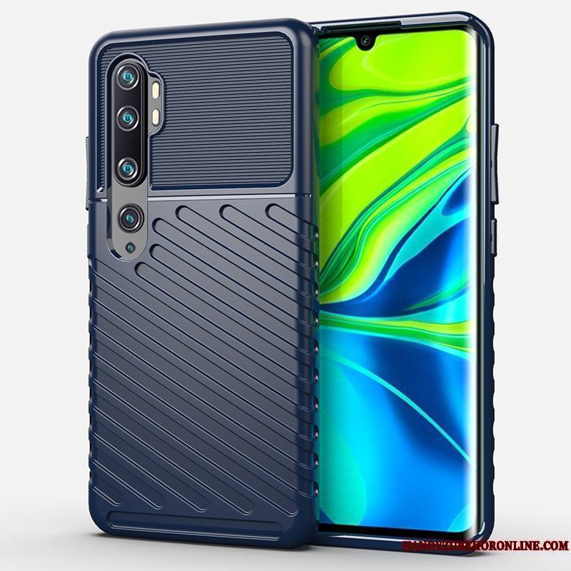 Mi Note 10 Coque Étui Petit Fluide Doux Tout Compris Luxe Protection Marque De Tendance