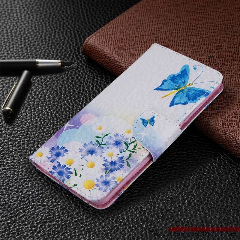 Mi Note 10 Housse Étui Blanc Petit Incassable Charmant Coque De Téléphone