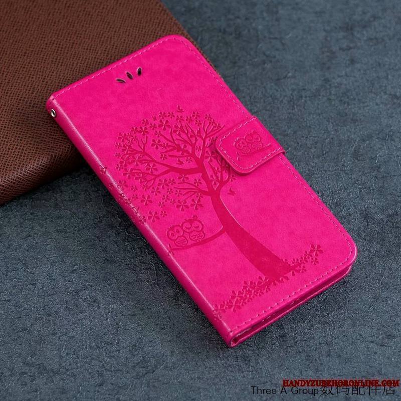 Mi Note 10 Petit Étui Carte Protection Coque De Téléphone Violet Housse