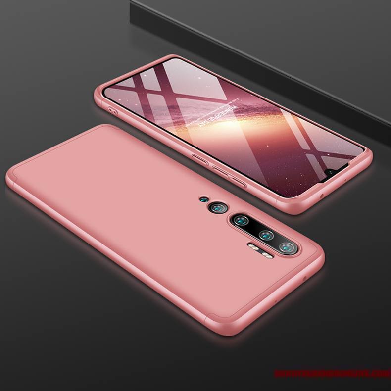 Mi Note 10 Tendance Incassable Coque De Téléphone Petit Or Rose Protection Difficile