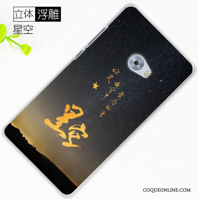 Mi Note 2 Coque Bleu Clair Personnalité Gaufrage Petit Protection Peinture Difficile