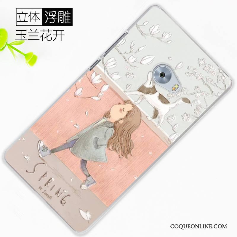 Mi Note 2 Coque Bleu Clair Personnalité Gaufrage Petit Protection Peinture Difficile