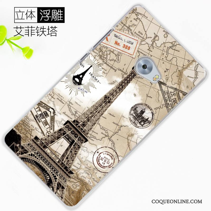 Mi Note 2 Coque Bleu Clair Personnalité Gaufrage Petit Protection Peinture Difficile