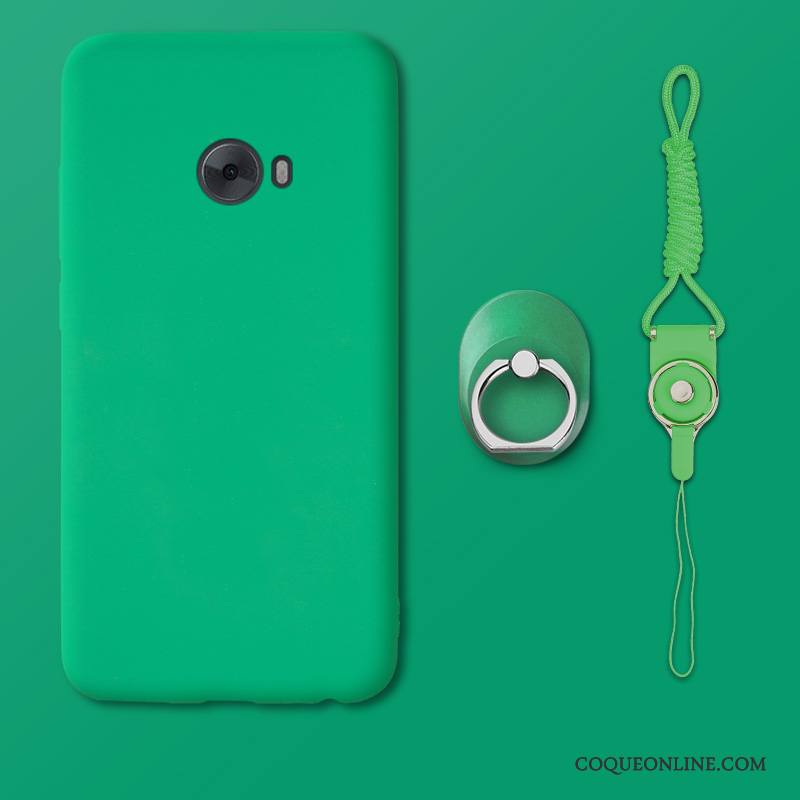 Mi Note 2 Coque De Téléphone Personnalité Protection Petit Incassable Vert Délavé En Daim