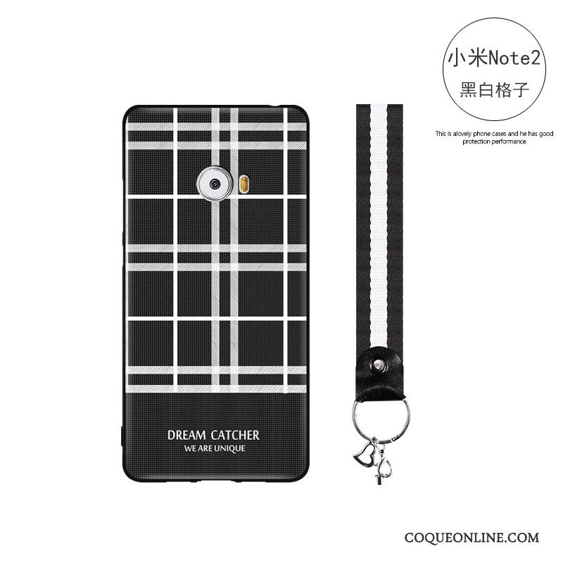 Mi Note 2 Coque De Téléphone Silicone Fluide Doux Tendance Incassable Protection Simple