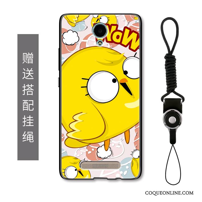 Mi Note 2 Coque Jaune Poulet Ornements Suspendus Petit Rouge Charmant Protection