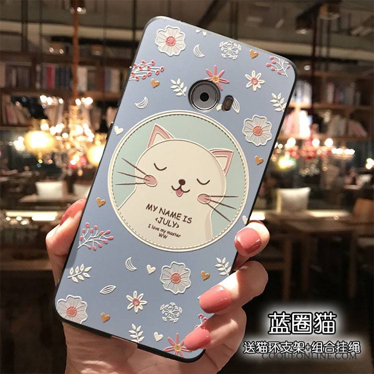 Mi Note 2 Coque Petit Charmant Dessin Animé Silicone Tendance Ornements Suspendus Étui