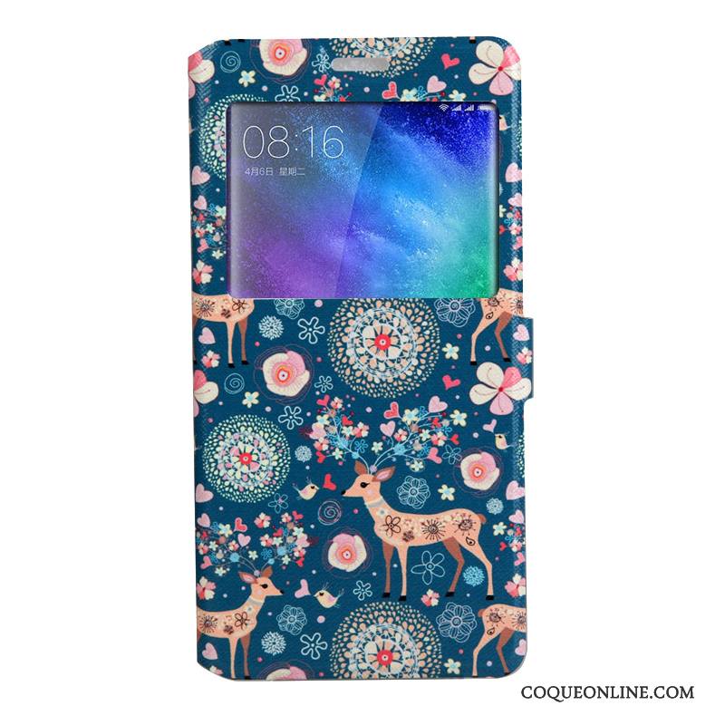 Mi Note 2 Coque Étui Protection Dessin Animé Fluide Doux Rose Tendance Housse