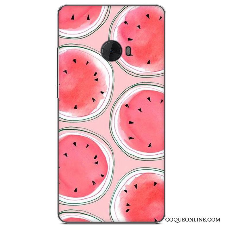 Mi Note 2 Dessin Animé Rose Protection Incassable Coque De Téléphone Difficile