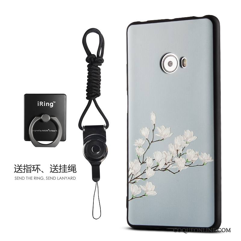 Mi Note 2 Frais Étui Incassable Gaufrage Protection Blanc Coque De Téléphone