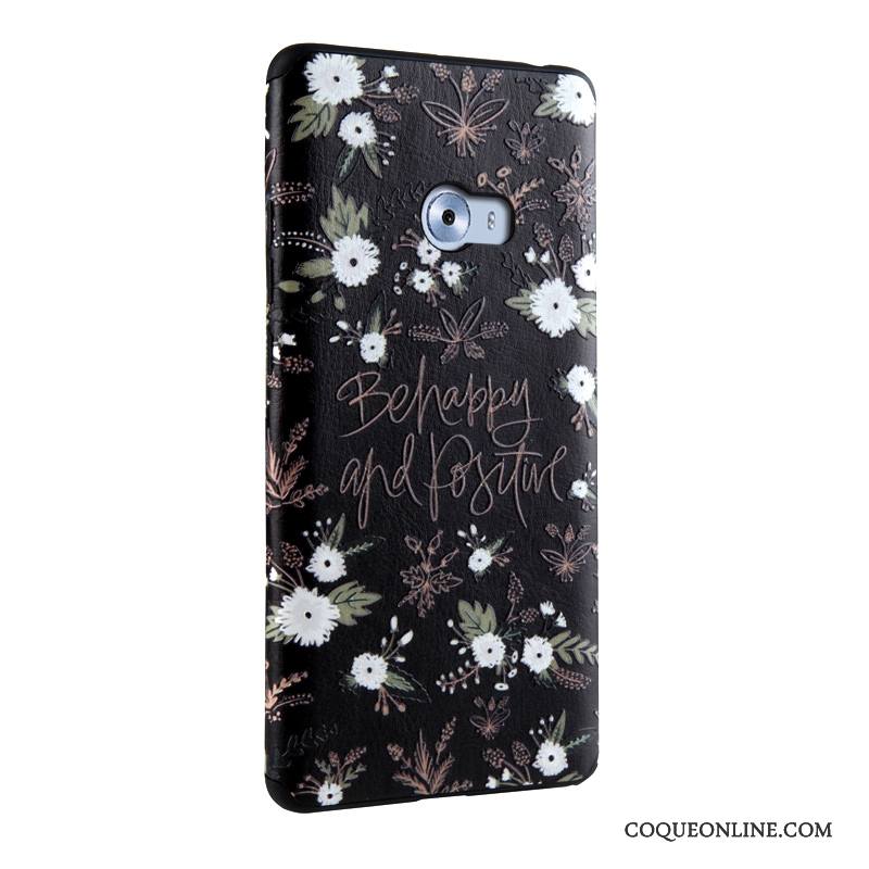 Mi Note 2 Gaufrage Peinture Fluide Doux Tendance Petit Protection Coque De Téléphone