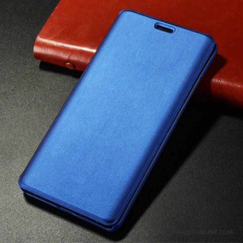 Mi Note 2 Petit Rouge Étui En Cuir Coque De Téléphone Protection Dormance Clamshell