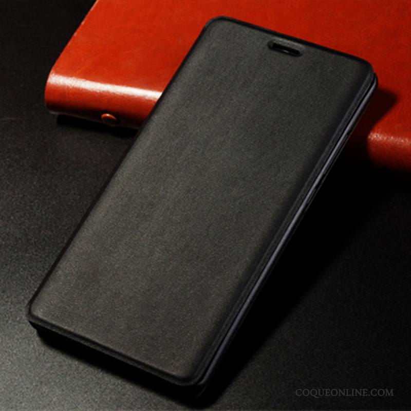 Mi Note 2 Petit Rouge Étui En Cuir Coque De Téléphone Protection Dormance Clamshell