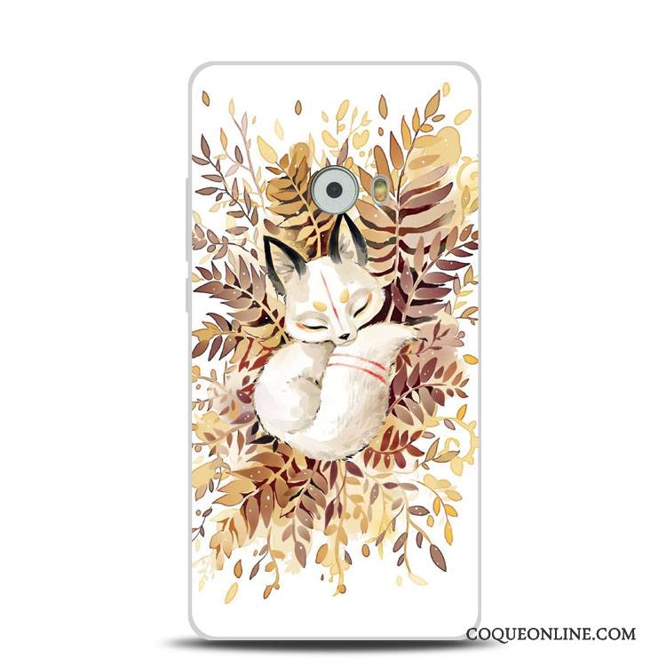 Mi Note 2 Poulet Gaufrage Support Bleu Coque Petit Fluide Doux