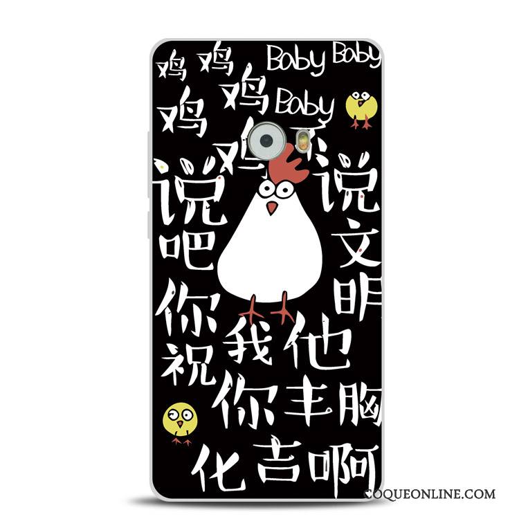 Mi Note 2 Poulet Gaufrage Support Bleu Coque Petit Fluide Doux