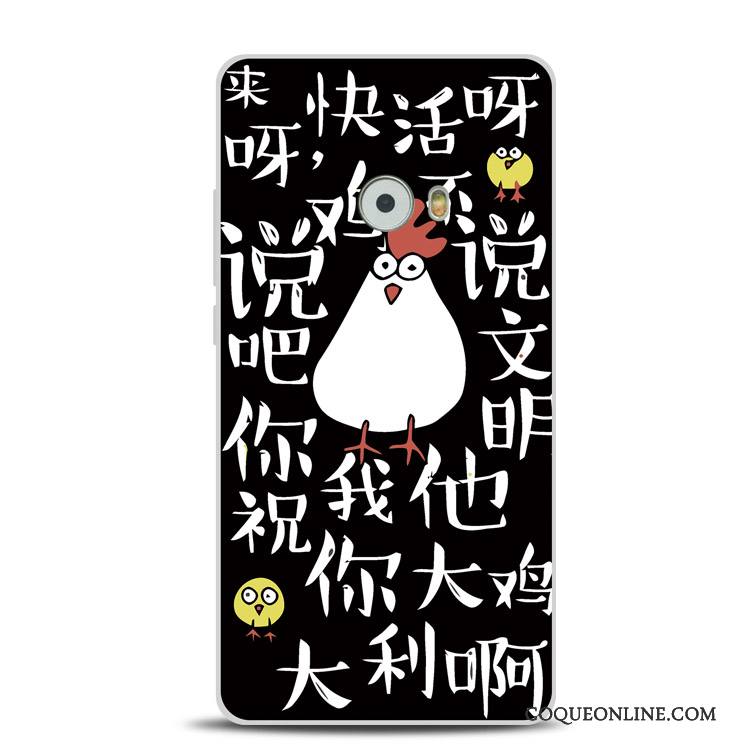 Mi Note 2 Poulet Gaufrage Support Bleu Coque Petit Fluide Doux