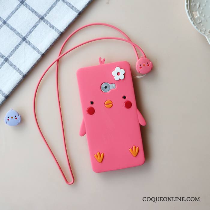 Mi Note 2 Protection Silicone Rose Incassable Charmant Dessin Animé Coque De Téléphone