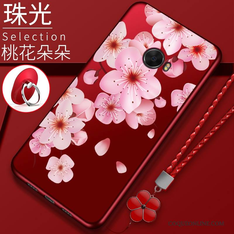 Mi Note 2 Rouge Coque De Téléphone Petit Étui Protection Créatif Silicone