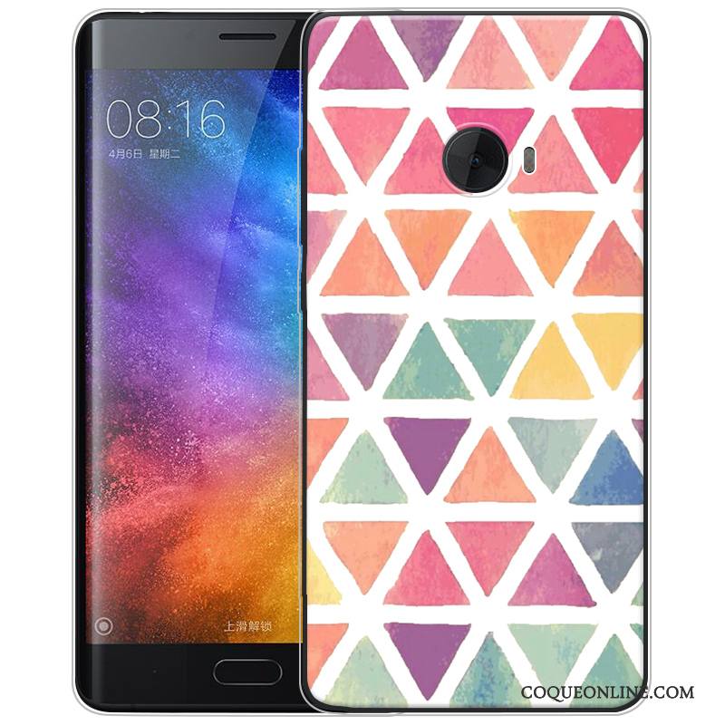 Mi Note 2 Silicone Gaufrage Petit Fluide Doux Coque De Téléphone Rose Étui