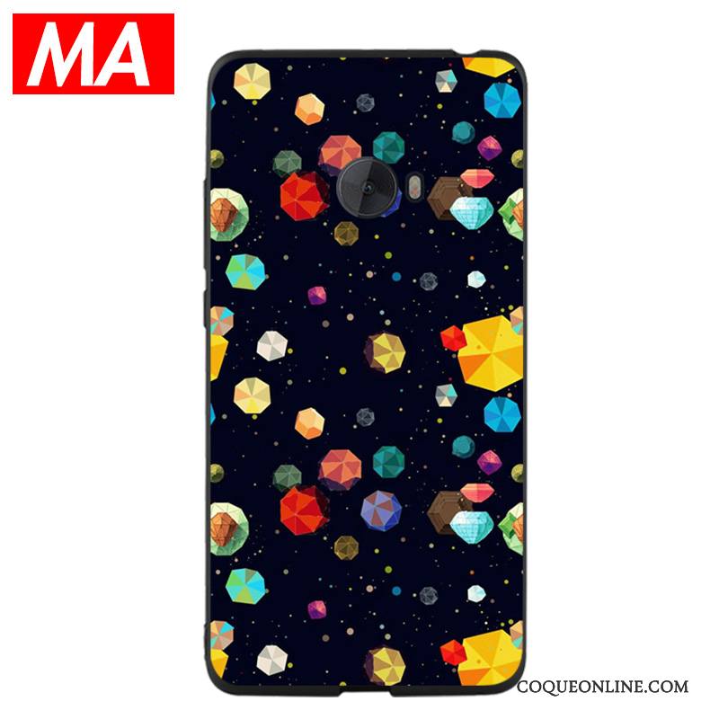 Mi Note 2 Étui Coque De Téléphone Fluide Doux Mode Abstrait Petit Protection