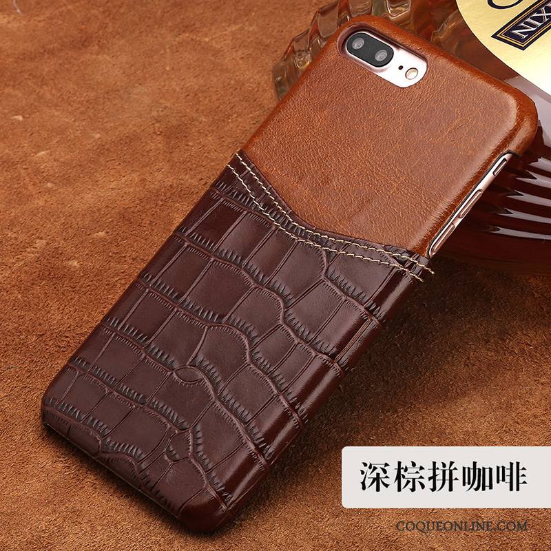 Mi Note 3 Coque Incassable Protection Couvercle Arrière Crocodile Modèle Petit Cuir Véritable Étui