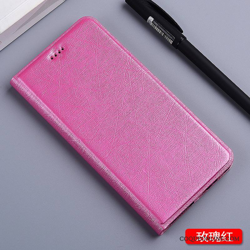 Mi Note 3 Coque Petit Étui Soie Téléphone Portable Vert Étui En Cuir Protection