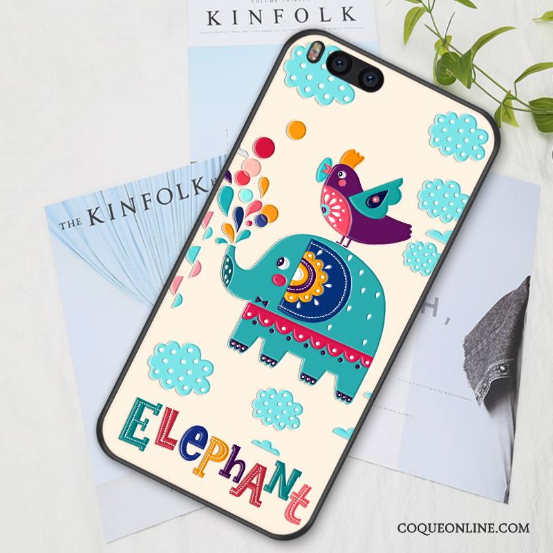 Mi Note 3 Fluide Doux Personnalité Coque De Téléphone Peinture Incassable Petit Créatif