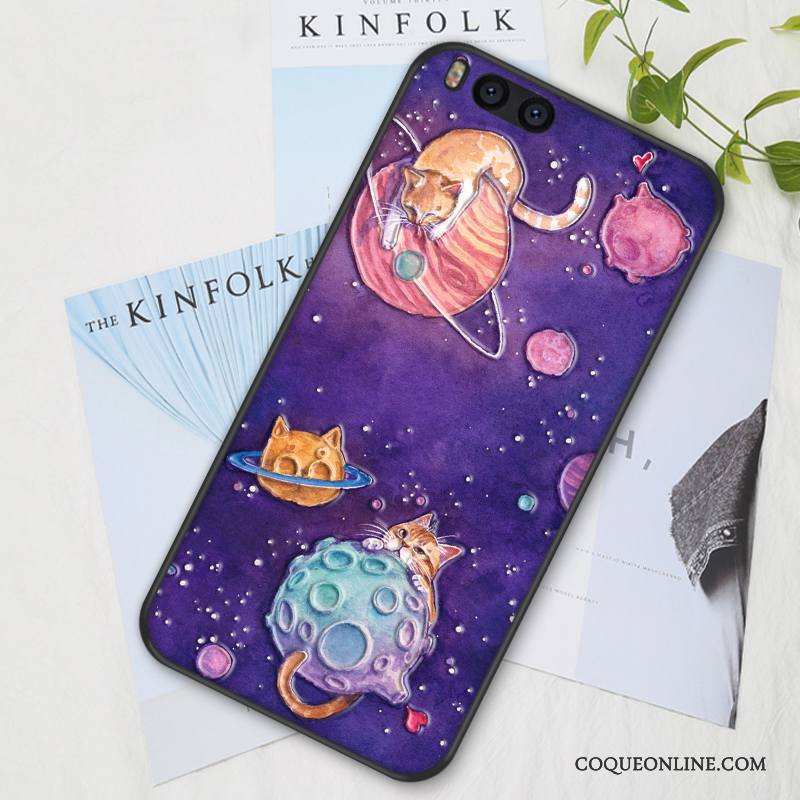 Mi Note 3 Fluide Doux Personnalité Coque De Téléphone Peinture Incassable Petit Créatif