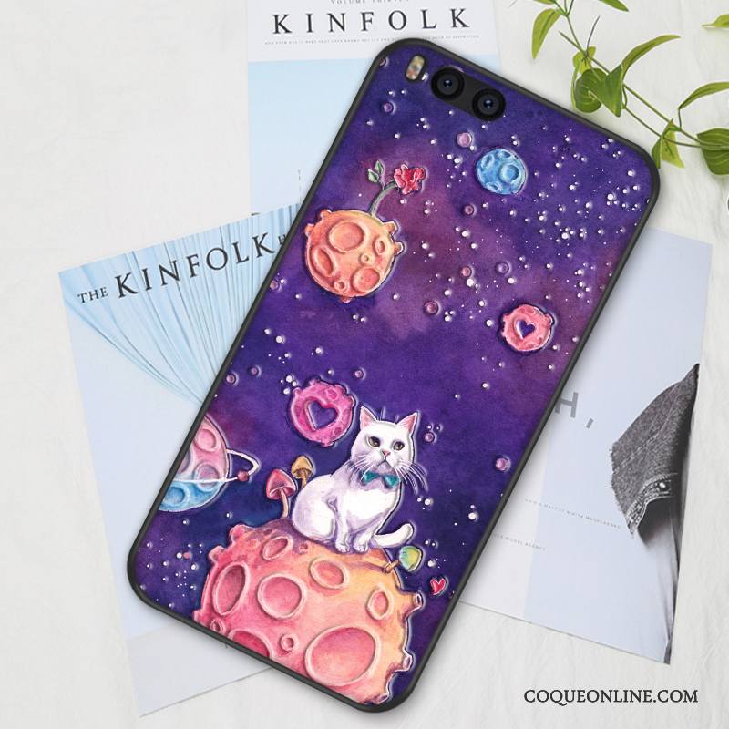 Mi Note 3 Fluide Doux Personnalité Coque De Téléphone Peinture Incassable Petit Créatif