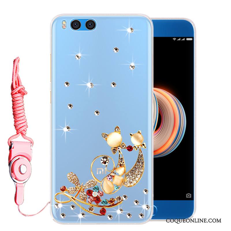 Mi Note 3 Petit Tendance Coque Délavé En Daim Étui Transparent Téléphone Portable