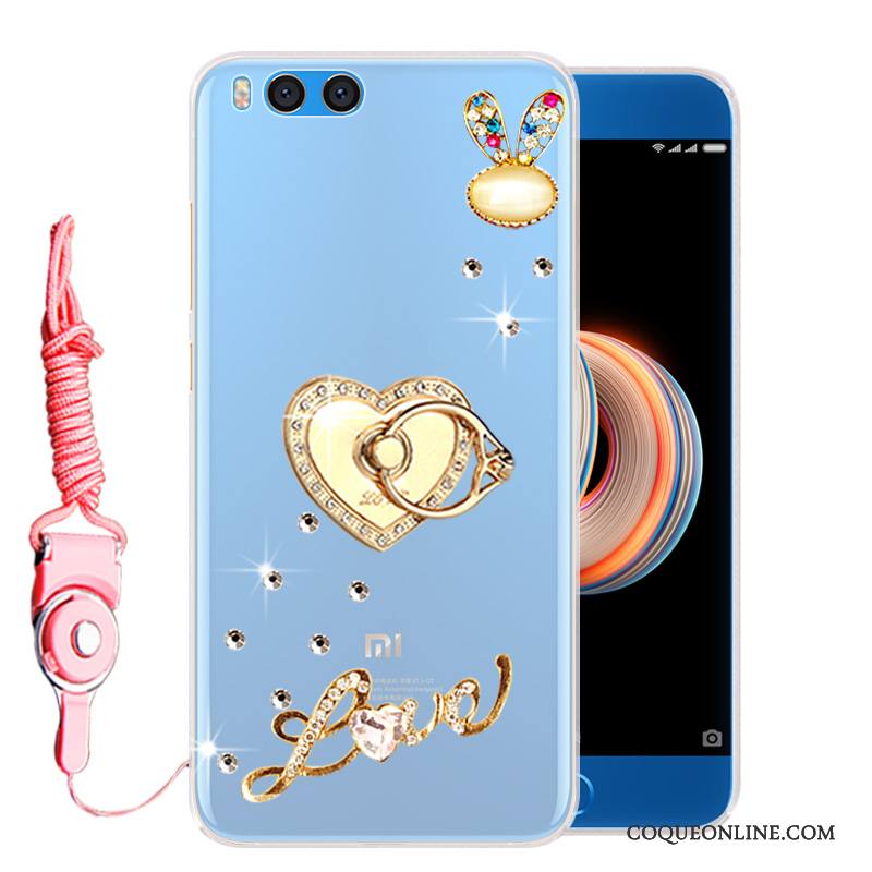 Mi Note 3 Petit Tendance Coque Délavé En Daim Étui Transparent Téléphone Portable