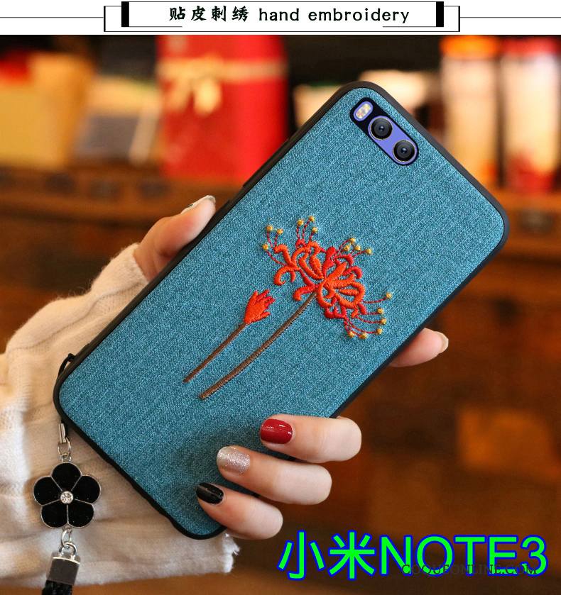 Mi Note 3 Protection Rouge Étui Coque De Téléphone Petit Silicone Tout Compris