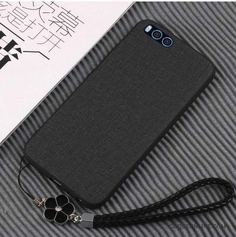 Mi Note 3 Simple Téléphone Portable Coque Cuir Fluide Doux Silicone Petit